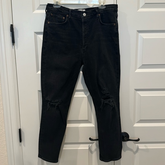 Agolde Nico High Rise Slim Cassette Jeans Size 31 - Picture 1 of 16
